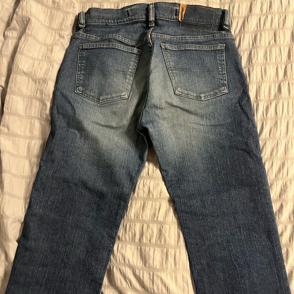Women's Blue Straight Jeans